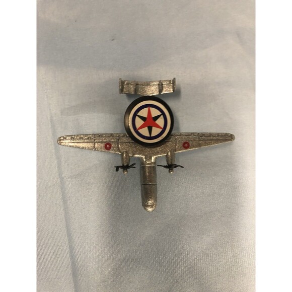 Lot 13 Vintage Toy Model Airplanes Helicopter Cast Iron, Die Cast Metal,Plastic - Picture 6 of 9